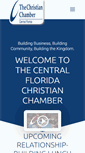 Mobile Screenshot of cfchristianchamber.com